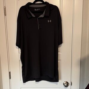Under Armour Men's Polo Shirt in Black and Gray